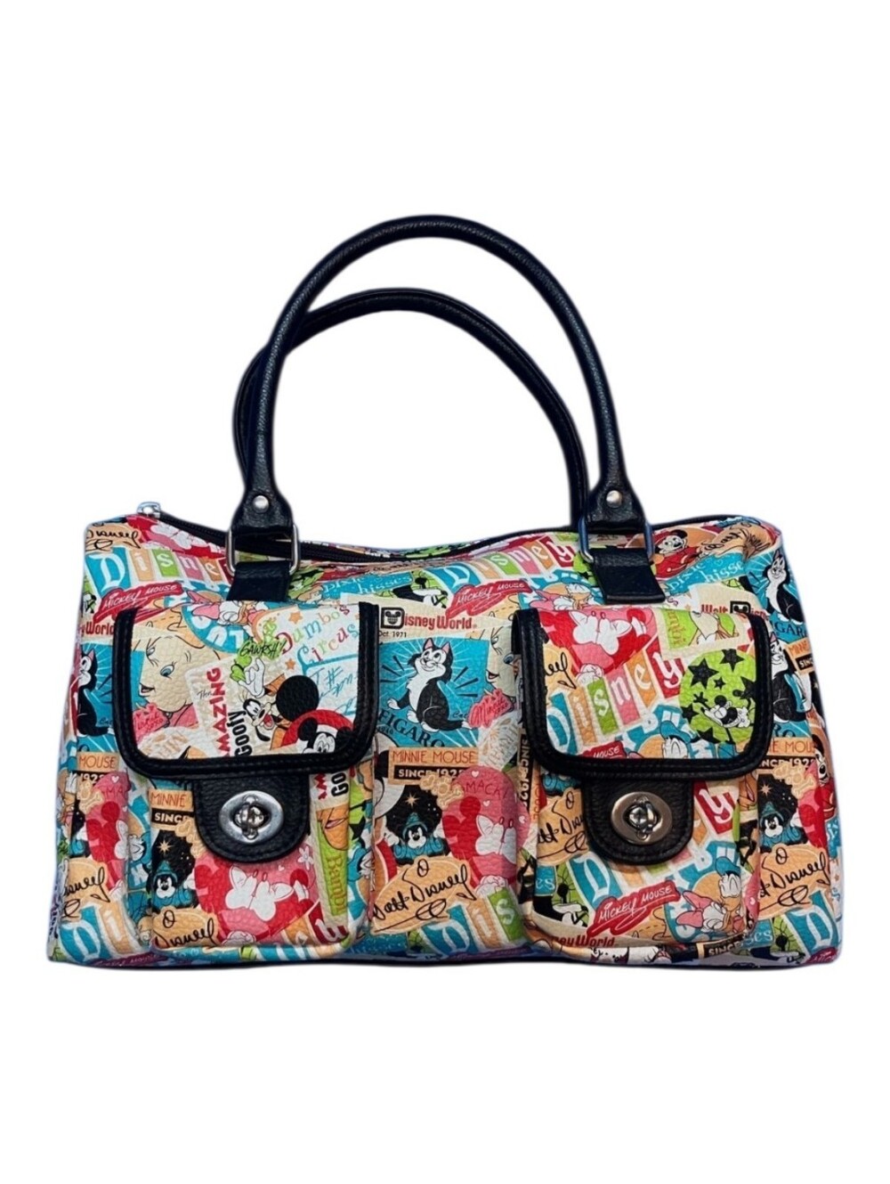 Walt Disney Character Collage Handbag Purse